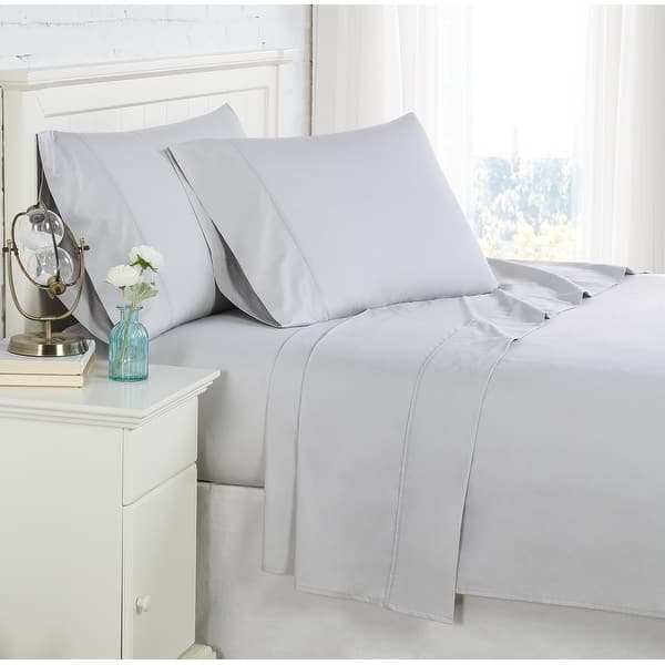 Southshore Fine Linens 300 TC Percale Deep Pocket Sheet Set On Sale